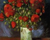 Vase with Red Poppies